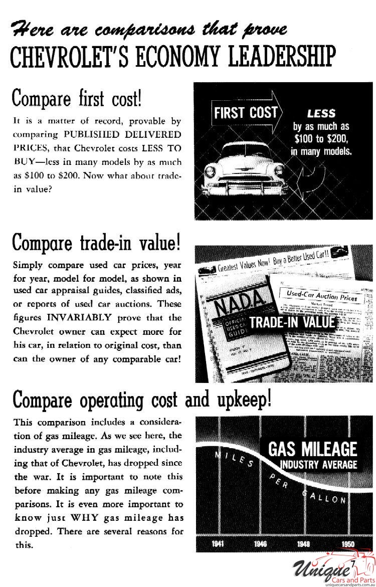 1951 Chevrolet The Leader Brochure Page 8
